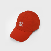 LOGO BEACH BALL CAP - SCARLET