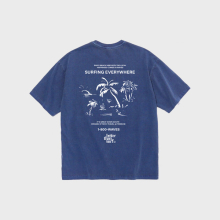 PARADISE PIGMENT TEE - VIOLET BLUE