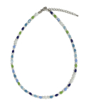 셉텐벌5(SEPTEMBER5) Crystal pearl biz necklace