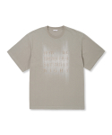 주앙옴므(JUAN HOMME) 브러쉬 페이딩 하프 슬리브 티셔츠 (세이지)