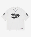 STAR TAIL MESH JERSEY SS WHITE