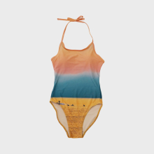 ORG LA SURF SWIMSUIT - PALE ORANGE