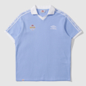 엄브로(UMBRO) HBL OG 와플지 반팔 게임 셔츠 바이올렛 블루(UP221CRJ51)