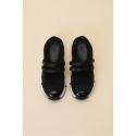 슈콤마보니(SUECOMMA BONNIE) Ribbon sling back sneakers(black)_DG4DS24018BLK