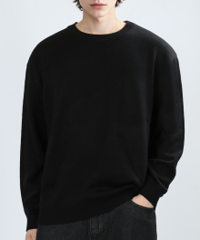 BALANCE ROUND KNIT (BLACK)