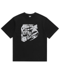 그리쉬(GRISH) 스톰블러 로고 티셔츠 블랙