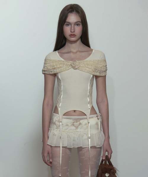 스컬프터(SCULPTOR) Corset U Neck Tee Raw - 사이즈 & 후기