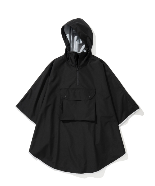 AE packable poncho black