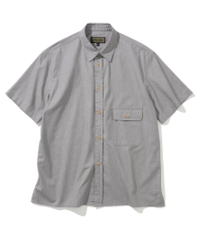 chambray over s/s shirt 4.2oz grey rinsed