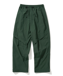 AE open string nylon pants green