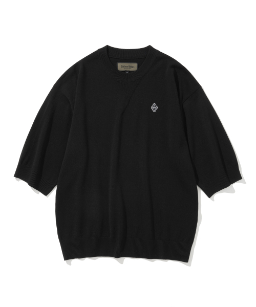 UBC summer crewneck s/s knit чёрный