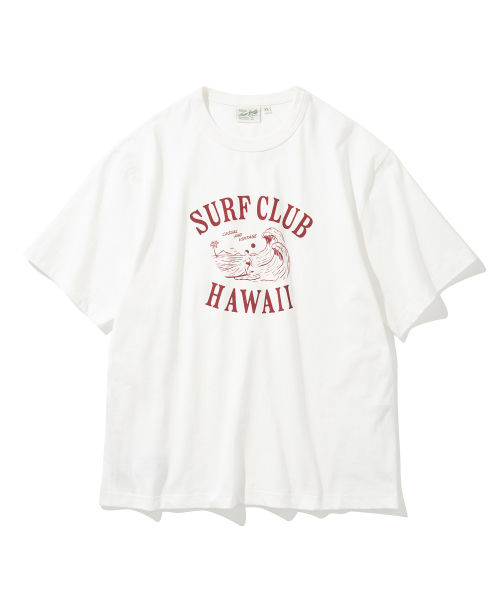surf club s/s tee off white