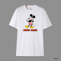 무지(MOOZ) 디즈니 미키마우스 로고 캐릭터 티셔츠