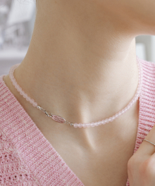 WIL211 Pure Baby Pink Necklace