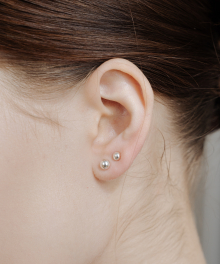 [Silver925] WIL110 Silver925 Ball Earring