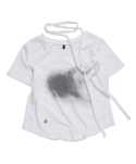 플레어업(FLAREUP) Vanish Tie Scarf T-Shirt (FL-114_White)