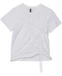 플레어업(FLAREUP) Diagonal Strap T-shirt (FL-121_White)