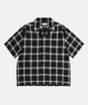 에스피오나지(ESPIONAGE) 2 Pocket S/S Work Shirt (Ombre) Ombre Black