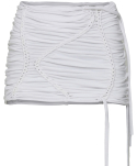 플레어업(FLAREUP) Handmade Twisted Skirt (FL-236_White)