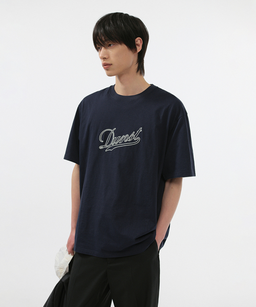 주식회사 씨티닷츠 [던스트 포 맨] CHAIN LOGO T-SHIRT_UNISEX_UDTS5B131_NAVY UDTS5B131N2_M