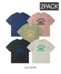 사운즈라이프(SOUNDSLIFE) [2PACK] Pigment Dyeing T-Shirts (M223) 5color