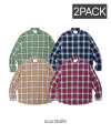[2PACK] Ombre Check Shirt 4color