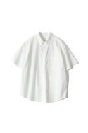 홀리선(HORLISUN) Poole Extra Typewriter Short Sleeve Shirt Off White