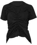 플레어업(FLAREUP) Bustier Layered T-Shirt (FL-122_Black&Black)