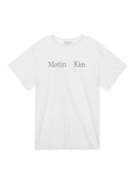 마뗑킴(MATIN KIM) LOGO TOP IN WHITE