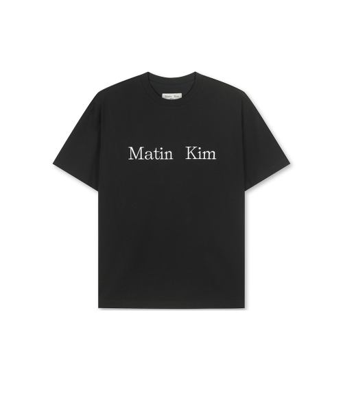 MATIN KIM LOGO TOP IN чёрный