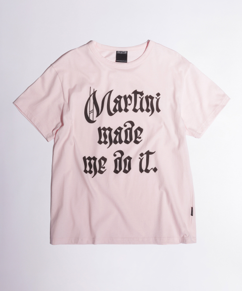 스컬프터(SCULPTOR) Martini Made Me Do It Tee Peach Fuzz