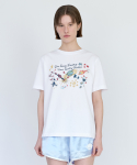 오아이오아이컬렉션(OIOICOLLECTION) 러버 컬처 티셔츠 화이트