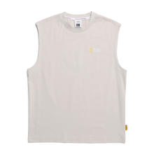 N242MTS410 세미오버핏 크로우 남성 민소매 티셔츠 L BEIGE