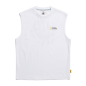 내셔널지오그래픽(NATIONALGEOGRAPHIC) N242MTS410 세미오버핏 크로우 남성 민소매 티셔츠 WHITE
