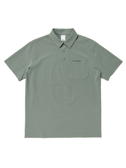 Essential(Essential)Fuse карман мужской короткий рукав поло tshirt_Forest khaki