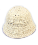 유니버셜 케미스트리(UNIVERSAL CHEMISTRY) Summer Mordern Ivory Bucket Hat 여름버킷햇