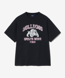 VTG BULLDOGS SPORTY T-SHIRT BLACK