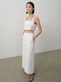 레이스(RRACE) Cotton Maxi Skirt_Ivory