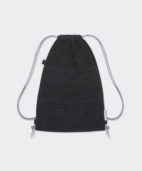 KNITLY ネットロープ ニット バックパック　バッグ MUSINSA公式 | KNITLY ネットロープニットバックパック_チャコールネイビー