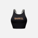 배럴(BARREL) 우먼 바이브 하프 브라탑 블랙 (B4SWWBR006BLK)