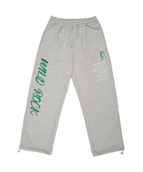 와일드락() 볼드 로고 스웻 팬츠_다크그레이 상품 이미지