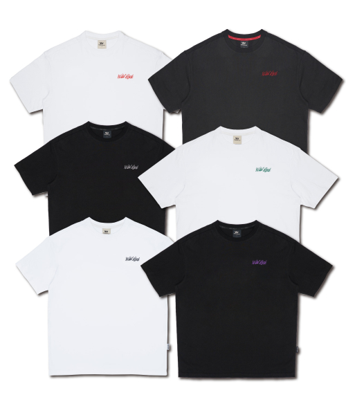 와일드락() 자수 로고 클래식 티셔츠 상품 이미지