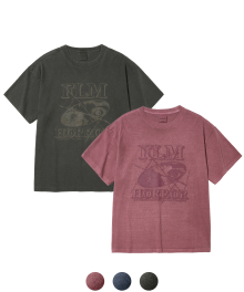 호러 그래픽 피그먼트 티셔츠-3Color