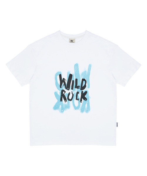 와일드락() 파이어워크 더블 티셔츠_화이트 상품 이미지