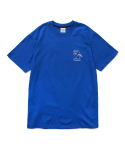 앱놀머씽(ABNORMALTHING) 비치라이프 오버핏 티셔츠 블루 (BEACHLIFE T-SHIRT BLUE)