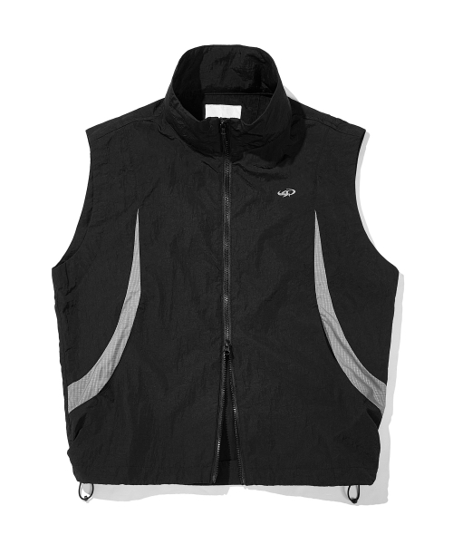 Жилет COOL Utility Curved с вырезами, Black