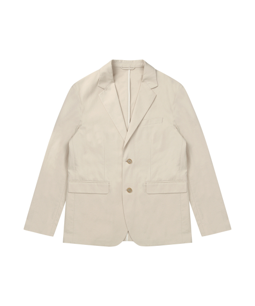 хлопок 2button jacket_beige