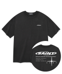 세인트페인(SAINTPAIN) SP 서클 세인트 반팔 티셔츠-블랙
