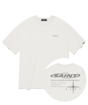 세인트페인(SAINTPAIN) SP 피그먼트 서클 세인트 반팔 티셔츠-크림