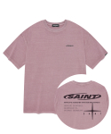 세인트페인(SAINTPAIN) SP 피그먼트 서클 세인트 반팔 티셔츠-핑크